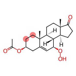 Androst-5-en-17-one, 3-(acetyloxy)-7-hydroperoxy-, (3β,7β)- (9CI)