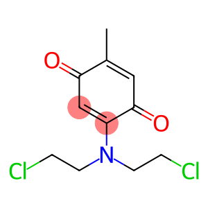 2,5-Cyclohexadiene-1,4-dione, 2-[bis(2-chloroethyl)amino]-5-methyl-