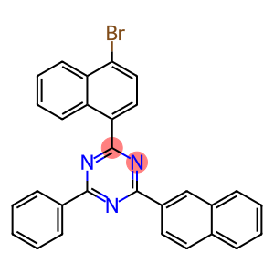 1,3,5-Triazine, 2-(4-bromo-1-naphthalenyl)-4-(2-naphthalenyl)-6-phenyl-