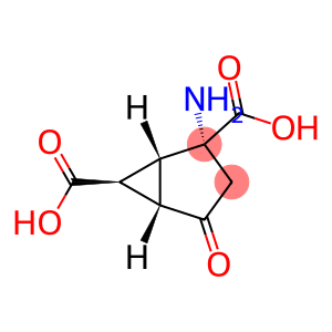 Bicyclo[3.1.0]hexane-2,6-dicarboxylic acid, 2-amino-4-oxo-, (1R,2R,5S,6S)-rel-