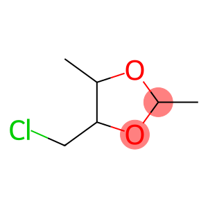 1,3-Dioxolane,  4-(chloromethyl)-2,5-dimethyl-,  stereoisomer