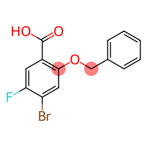 2-Benzyloxy-4-bromo-5-fluoro-benzoic acid