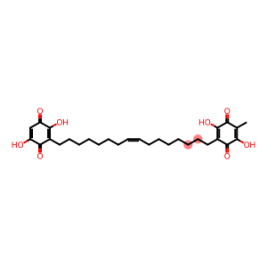 5-Methyl[2,2'-[(8Z)-8-hexadecene-1,16-diyl]bis(3,6-dihydroxy-1,4-benzoquinone)]