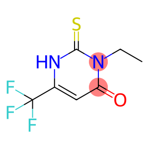 4(1H)-Pyrimidinone, 3-ethyl-2,3-dihydro-2-thioxo-6-(trifluoromethyl)-