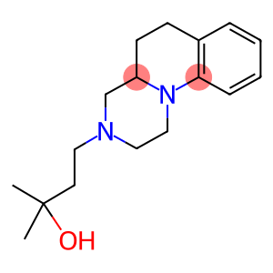 1H-Pyrazino(1,2-a)quinoline, 2,3,4,4a,5,6-hexahydro-3-(3-hydroxy-3-met hylbutyl)-