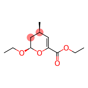 2H-Pyran-6-carboxylic acid, 2-ethoxy-3,4-dihydro-4-methyl-, ethyl ester, (2R,4R)-