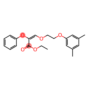 ethyl 3-[2-(3,5-dimethylphenoxy)ethoxy]-2-phenoxyacrylate