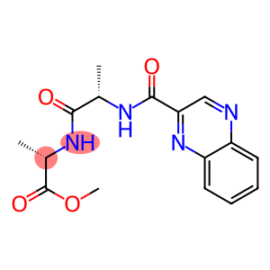 Alanine,N-[N-(2-quinoxalinylcarbonyl)-L-alanyl]-, methyl ester, L- (8CI)