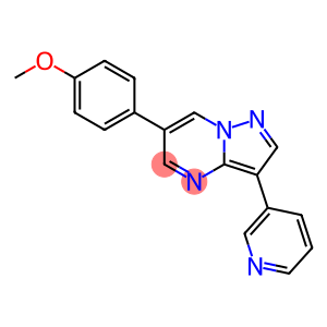 6-(4-METHOXY-PHENYL)-3-PYRIDIN-3-YL-PYRAZOLO[1,5-A]PYRIMIDINE