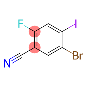 Benzonitrile, 5-bromo-2-fluoro-4-iodo-