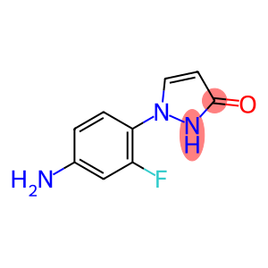 1-(4-amino-2-fluorophenyl)-2,3-dihydro-1h-pyrazol-3-one