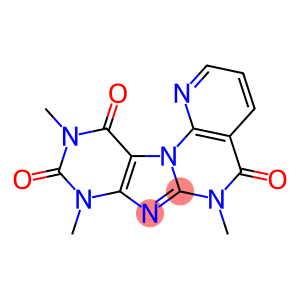 Pyrido[3',2':5,6]pyrimido[2,1-f]purine-5,9,11(6H,8H,10H)-trione, 6,8,10-trimethyl-