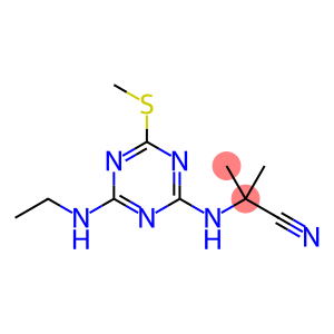 2-[(4-ethylamino-6-methylsulfanyl-1,3,5-triazin-2-yl)amino]-2-methyl-p ropanenitrile