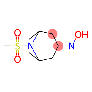 8-Azabicyclo[3.2.1]octan-3-one, 8-(methylsulfonyl)-, oxime