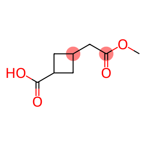 3-(2-methoxy-2-oxoethyl)cyclobutane-1-carboxylic acid