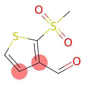 2-methylsulfonyl-3-thiophenecarboxaldehyde