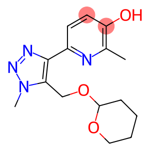 2-Methyl-6-(1-methyl-5-(((tetrahydro-2H-pyran-2-yl)oxy)methyl)-1H-1,2,3-triazol-4-yl)pyridin-3-ol