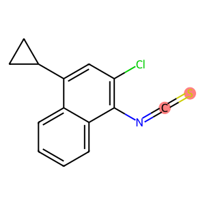 Naphthalene, 2-chloro-4-cyclopropyl-1-isothiocyanato-