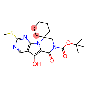 5'-羟基-2'-(甲硫基)-6'-氧代-6'H-螺[叔丁基] [环己烷-1,9'-吡嗪[1',2':1,5]吡咯并[2,3]-d]嘧啶]-7'(8'H)-羧酸盐