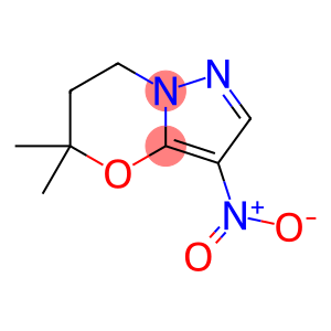 5H-Pyrazolo[5,1-b][1,3]oxazine, 6,7-dihydro-5,5-dimethyl-3-nitro-