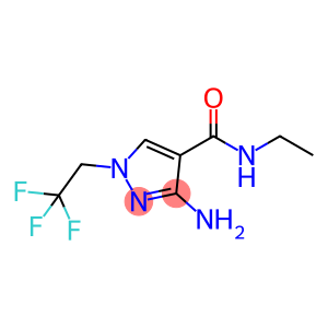 3-Amino-N-ethyl-1-(2,2,2-trifluoroethyl)-1H-pyrazole-4-carboxamide