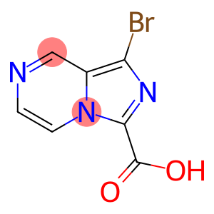 Imidazo[1,5-a]pyrazine-3-carboxylic acid, 1-bromo-