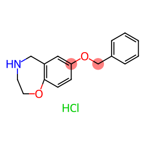 7-(Benzyloxy)-2,3,4,5-tetrahydrobenzo[f][1,4]oxazepine hydrochloride