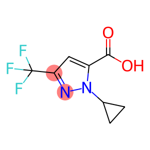 1-cyclopropyl-3-(trifluoromethyl)-1H-pyrazole-5-carboxylic acid