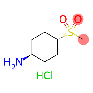 Cyclohexanamine, 4-(methylsulfonyl)-, hydrochloride (1:1), trans-