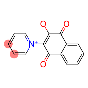 1,4-dioxo-3-(pyridinium-1-yl)-1,4-dihydronaphthalen-2-olate