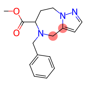 4H-Pyrazolo[1,5-a][1,4]diazepine-6-carboxylic acid, 5,6,7,8-tetrahydro-5-(phenylmethyl)-, methyl ester