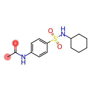 N-{4-[(cyclohexylamino)sulfonyl]phenyl}acetamide