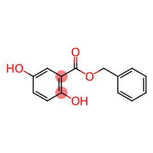 Benzoic acid, 2,5-dihydroxy-, phenylmethyl ester