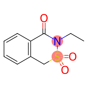 1H-2,3-Benzothiazin-4(3H)-one, 3-ethyl-, 2,2-dioxide