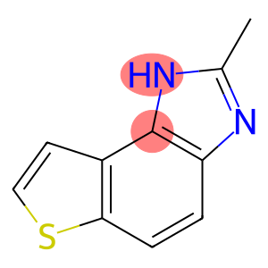 1H-Thieno[3,2-e]benzimidazole, 2-methyl-