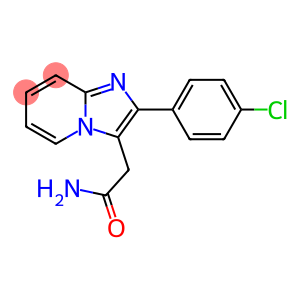 Imidazo[1,2-a]pyridine-3-acetamide, 2-(4-chlorophenyl)-