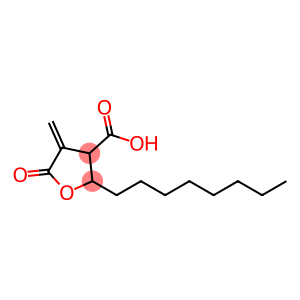 3-Furancarboxylic acid, tetrahydro-4-methylene-2-octyl-5-oxo-