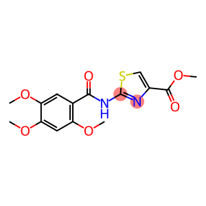 4-Thiazolecarboxylic acid, 2-[(2,4,5-trimethoxybenzoyl)amino]-,methylester