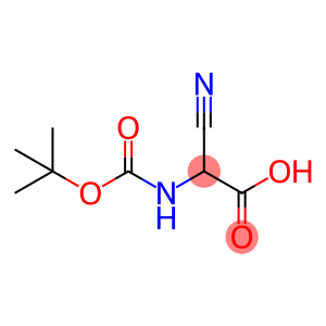 2-{[(tert-butoxy)carbonyl]amino}-2-cyanoacetic acid