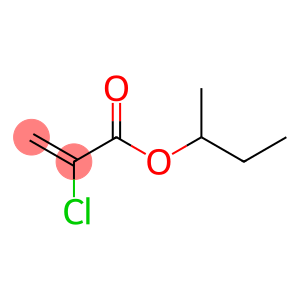 2-Propenoic acid, 2-chloro-, 1-Methylpropyl ester