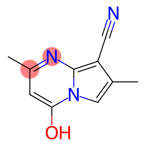 Pyrrolo[1,2-a]pyrimidine-8-carbonitrile, 4-hydroxy-2,7-dimethyl-