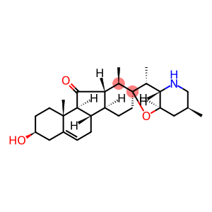 (13R)-17,23β-Epoxy-3β-hydroxy-12β,13α-dihydroveratraman-11-one