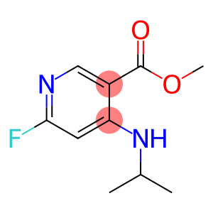 3-Pyridinecarboxylic acid, 6-fluoro-4-[(1-methylethyl)amino]-, methyl ester