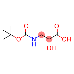 3-[(tert-butoxycarbonyl)amino]-2-hydroxypropanoic-3-6-5(1)8|h1-2,6H,3-4H2