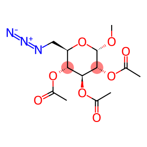 甲基-6-叠氮-6-脱氧-2,3,4-三乙酰氧基-alpha-D-吡喃葡萄糖苷