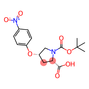 (2S,4S)-1-(TERT-BUTOXYCARBONYL)-4-(4-NITRO-PHENOXY)-2-PYRROLIDINECARBOXYLIC ACID