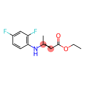 2-Butenoic acid, 3-[(2,4-difluorophenyl)amino]-, ethyl ester