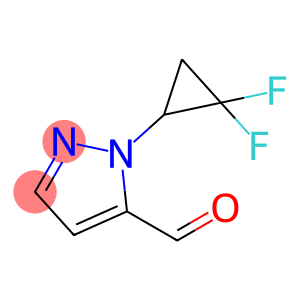 1-(2,2-difluorocyclopropyl)-1H-pyrazole-5-carbaldehyde