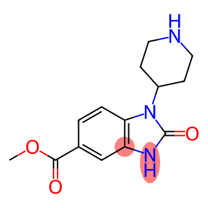 METHYL 2-OXO-1-PIPERIDIN-4-YL-2,3-DIHYDRO-1H-BENZOIMIDAZOLE-5-CARBOXYLATE