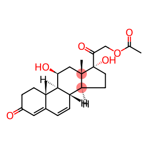 Pregna-4,6-diene-3,20-dione, 21-(acetyloxy)-11,17-dihydroxy-, (11β)- (9CI)